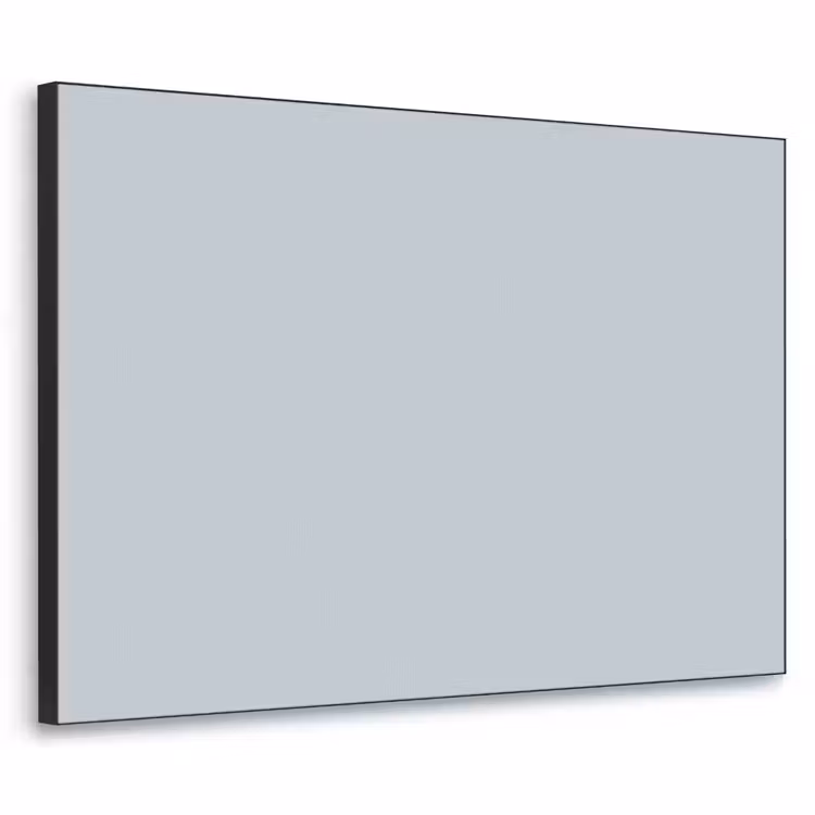 Blue - Bay - Blauw Textielframe zwart klein 947 -3d