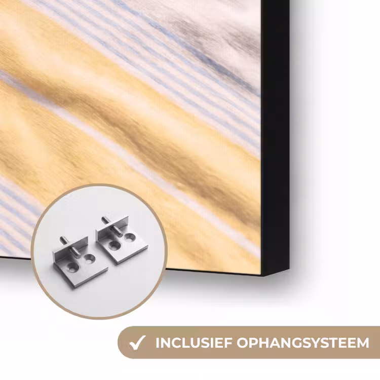 Boek - Zonnebril - Strand - Zomer - Geel Textielframe zwart klein -USP_ophangsysteemNL