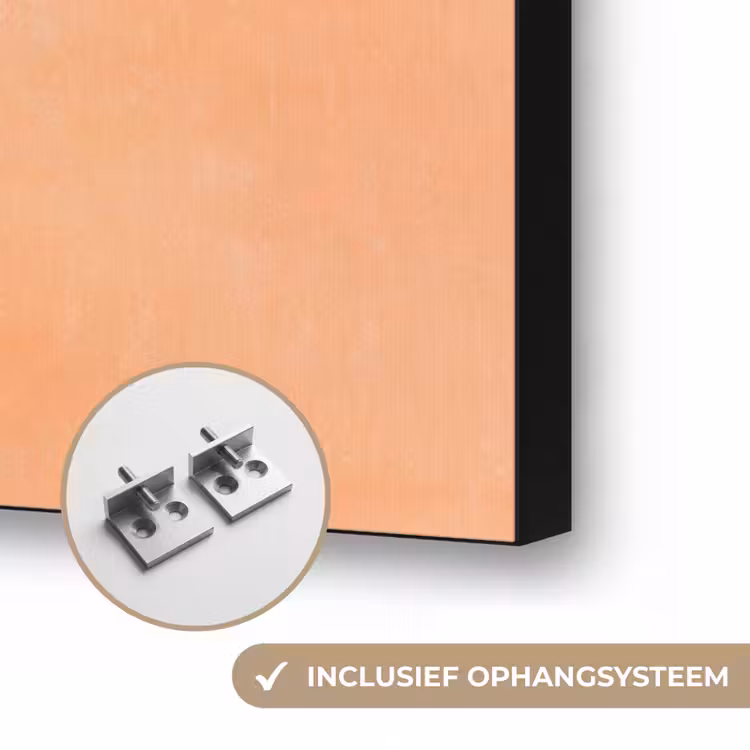 Boeket - Strikje - Quote Textielframe zwart klein -USP_ophangsysteemNL