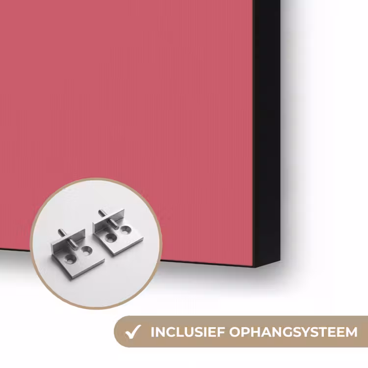 Bold - Berry - Rood Textielframe zwart klein 947 -USP_ophangsysteemNL