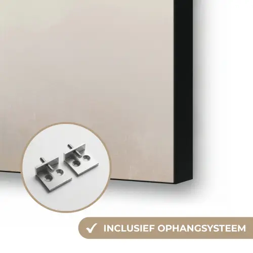 Boom - Oosterse stijl - Landschap Textielframe zwart klein -USP_ophangsysteemNL