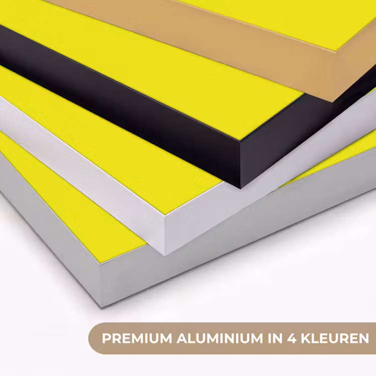 Bright - Canary - Geel Textielframe zwart klein 947 -USP_kleurenNL