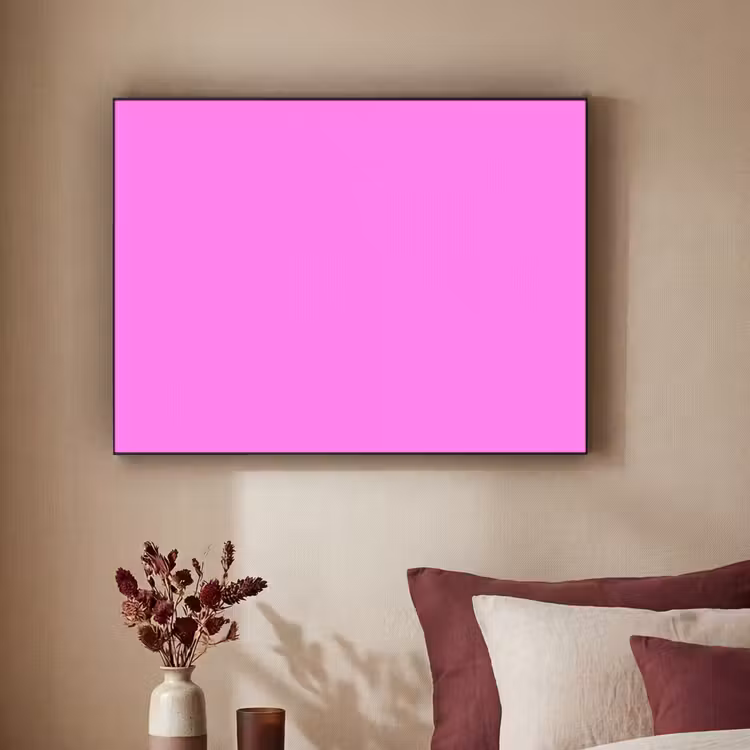 Bright - Orchid - Roze Textielframe zwart klein 947 -sfeer1