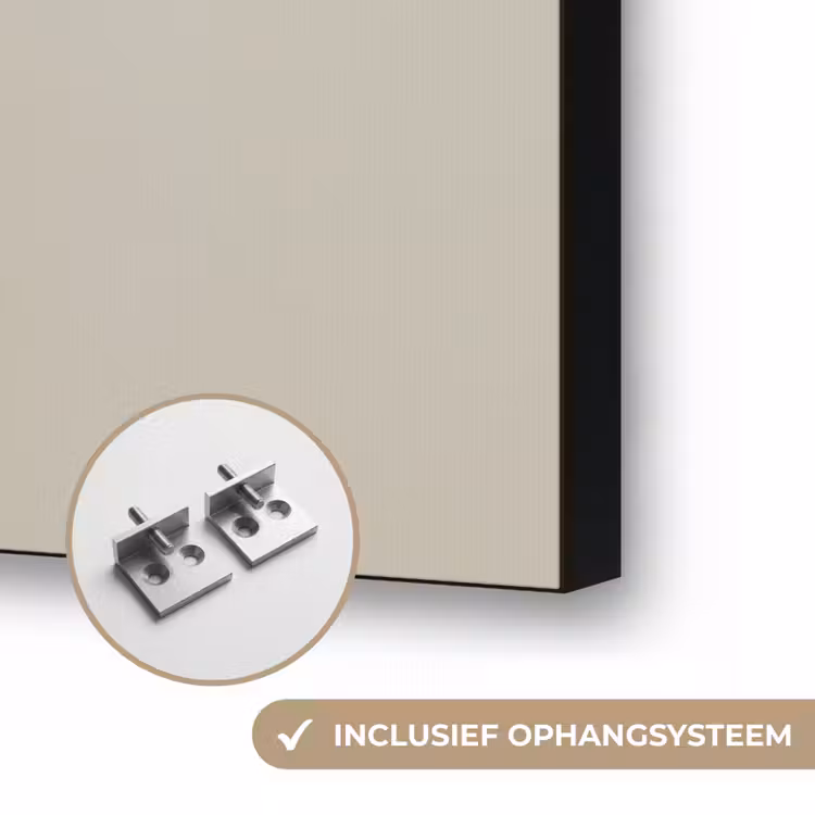 Bril - Hond - Kok Textielframe zwart klein -USP_ophangsysteemNL