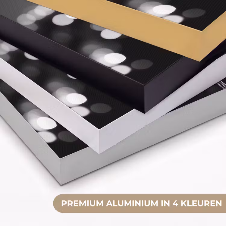 Bubbels - Proosten - Champagneglazen - Stadslichten Textielframe zwart klein -USP_kleurenNL