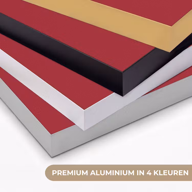 Burgundy - Wine - Rood Textielframe zwart klein 947 -USP_kleurenNL
