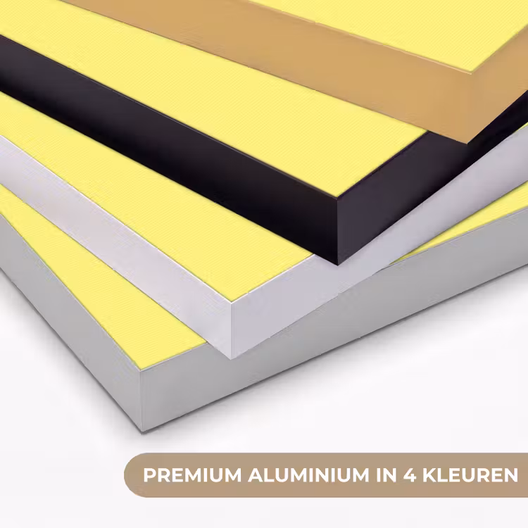 Buttery - Beige - Geel Textielframe zwart klein 947 -USP_kleurenNL