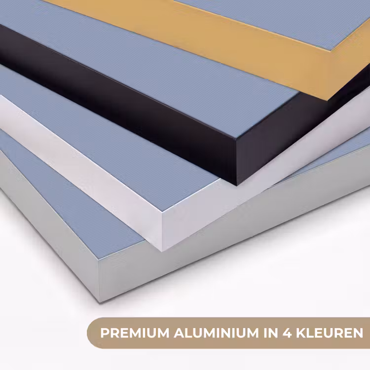 Canary - Champ - Blauw Textielframe zwart klein 947 -USP_kleurenNL
