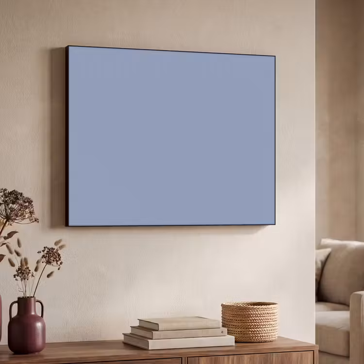 Canary - Champ - Blauw Textielframe zwart klein 947 -sfeer3