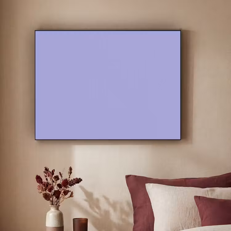 Ceil - Paars - Lila Textielframe zwart klein 947 -sfeer1