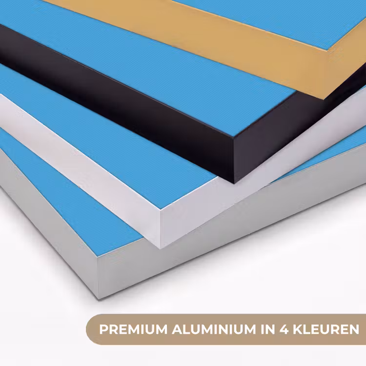 Cerulean - Breeze - Blauw Textielframe zwart klein 947 -USP_kleurenNL