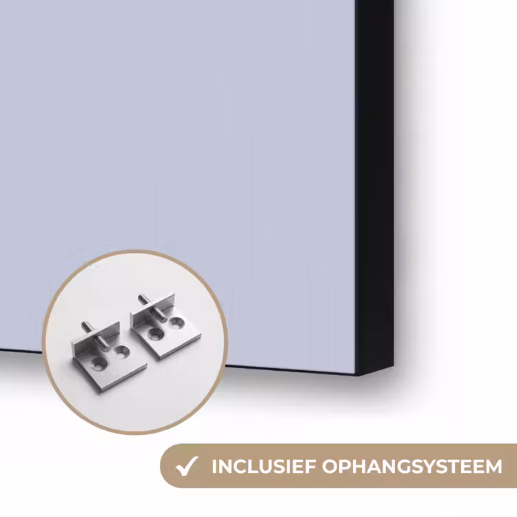 Chalky - Lavender - Paars Textielframe zwart klein 947 -USP_ophangsysteemNL
