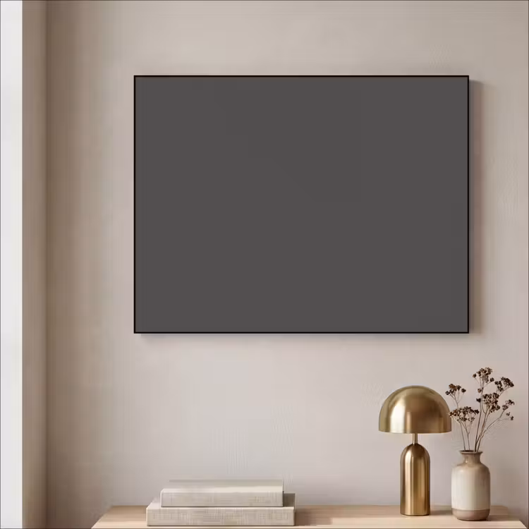 Charcoal - Grijs- Grey Textielframe zwart klein 947 -sfeer2