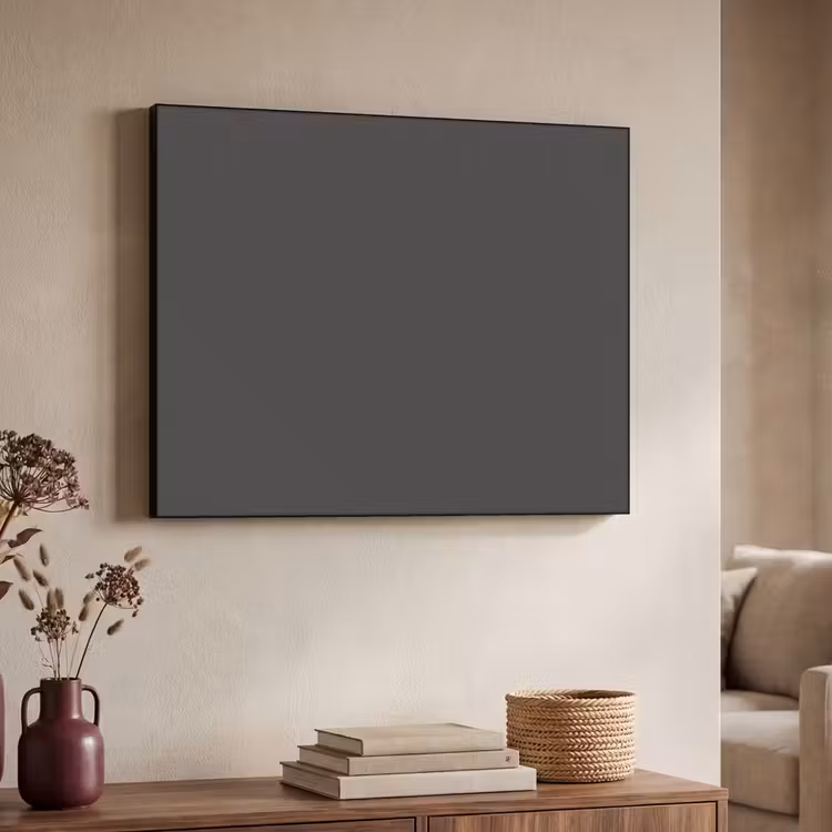Charcoal - Grijs- Grey Textielframe zwart klein 947 -sfeer3