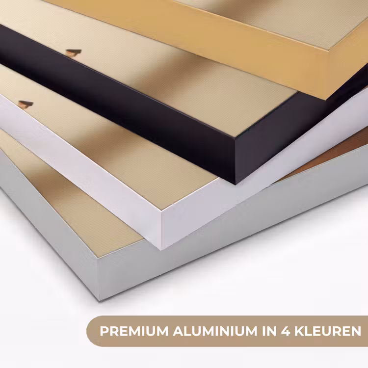 Chocolade - Macarons - Eten - Snoep Textielframe zwart klein -USP_kleurenNL