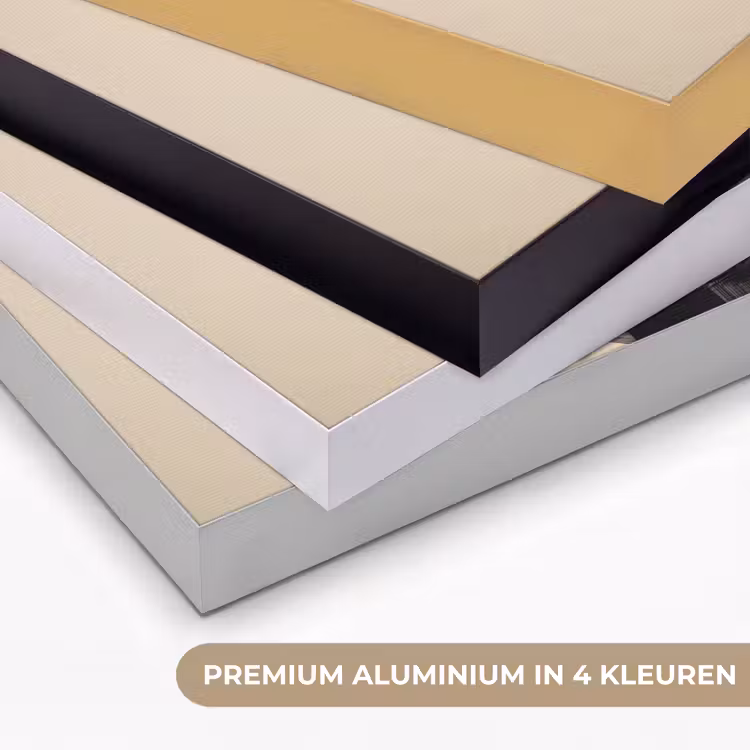 Cirkels - Lijnen - Vormen - Zwart Textielframe zwart klein -USP_kleurenNL