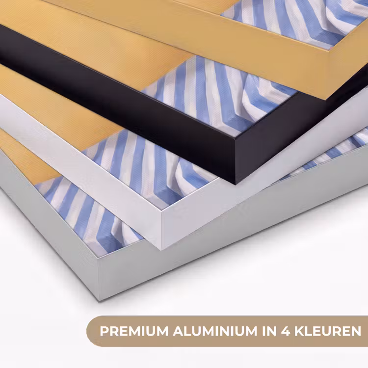 Art frame - Citroen - Stilleven - Modern - Citroen - Stilleven - Modern Textielframe zwart klein