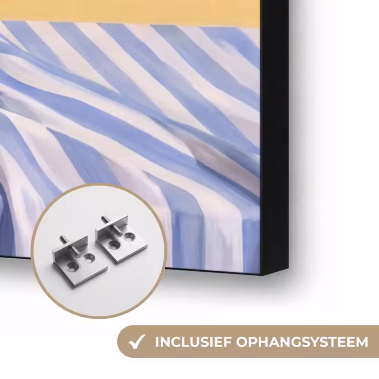 Art frame - Citroen - Stilleven - Modern - Citroen - Stilleven - Modern Textielframe zwart klein