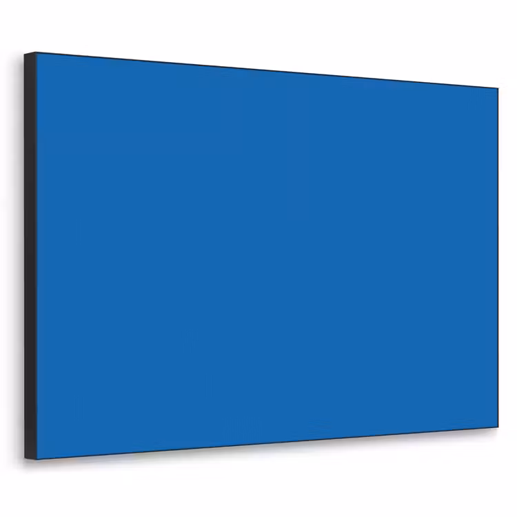 Classic - Azure - Blauw Textielframe zwart klein 947 -3d