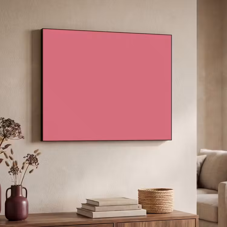 Crimson - Rose - Roze Textielframe zwart klein 947 -sfeer3