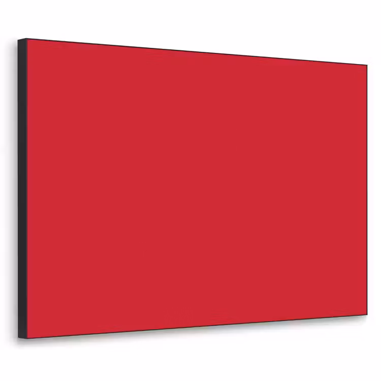 Crimson - Velvet - Rood Textielframe zwart klein 947 -3d