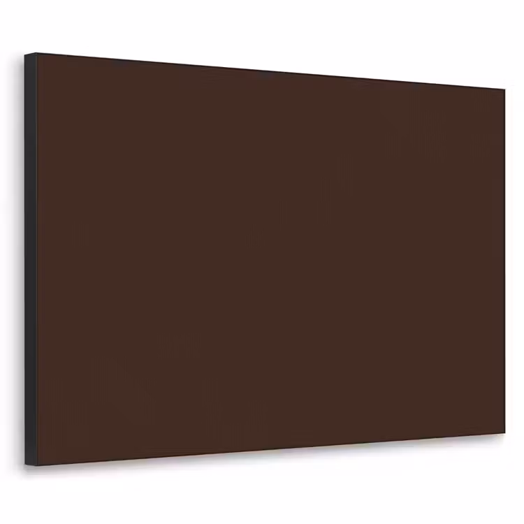 Dark - Chocolate - Bruin Textielframe zwart klein 947 -3d