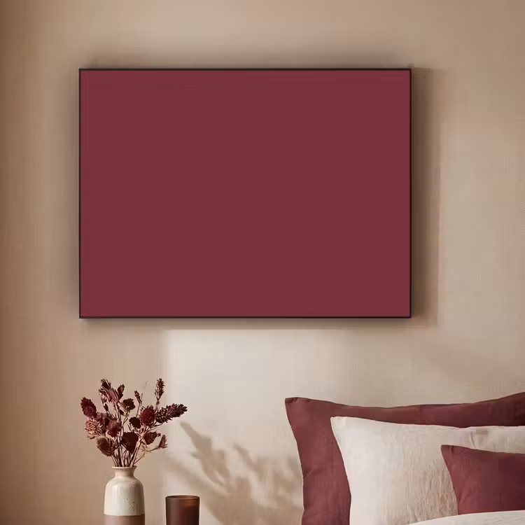 Dark - Garnet - Rood Textielframe zwart klein 947 -sfeer1