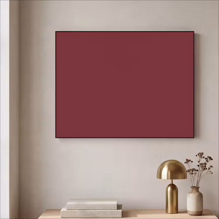 Dark - Garnet - Rood Textielframe zwart klein 947 -sfeer2