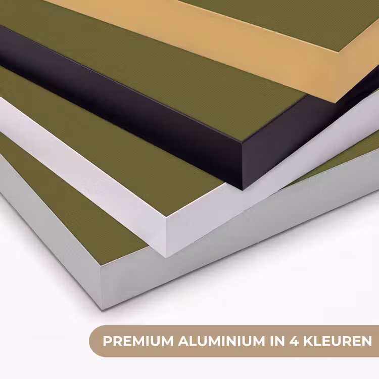 Dark - Olive - Groen Textielframe zwart klein 947 -USP_kleurenNL