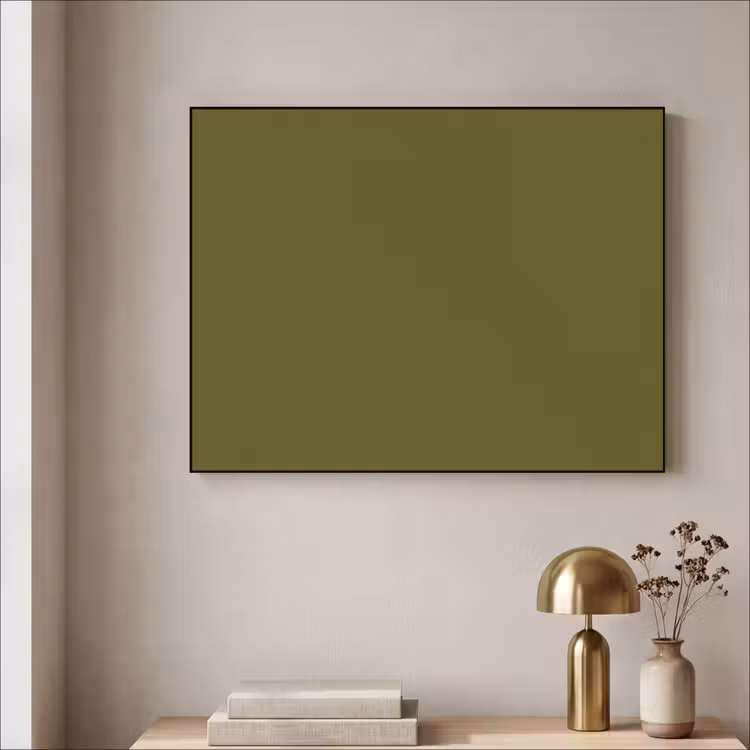 Dark - Olive - Groen Textielframe zwart klein 947 -sfeer2