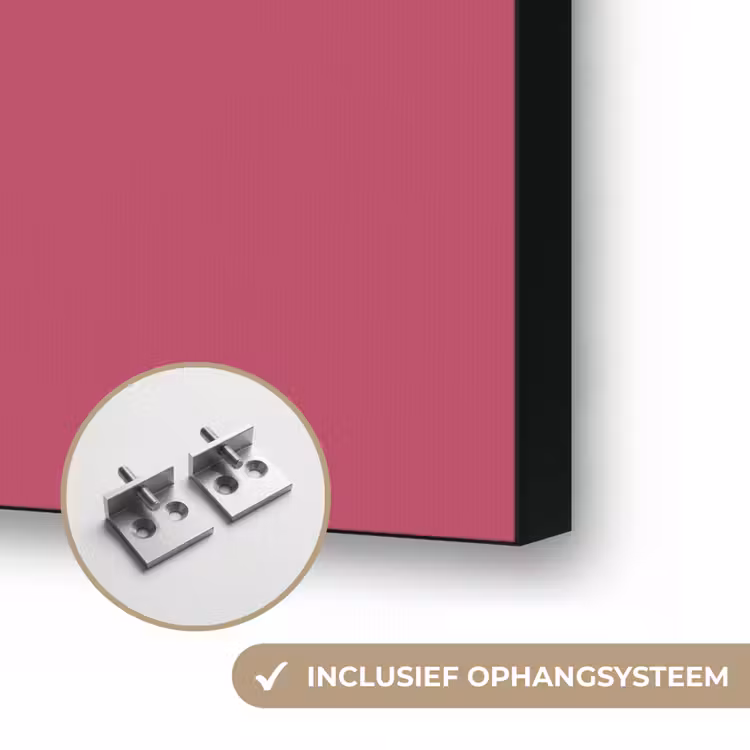 Deep - Berry - Rood Textielframe zwart klein 947 -USP_ophangsysteemNL