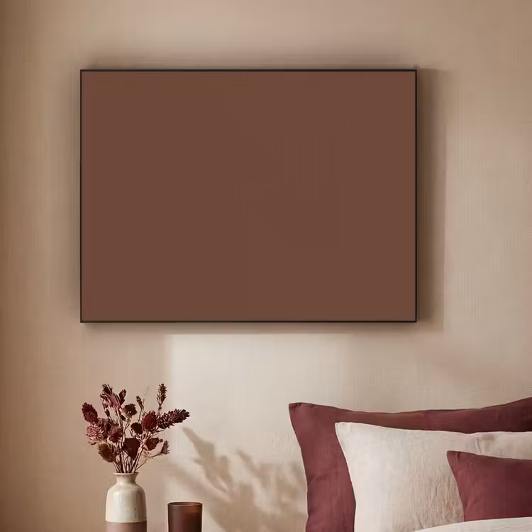 Deep - Clay - Brown - Bruin Textielframe zwart klein 947 -sfeer1