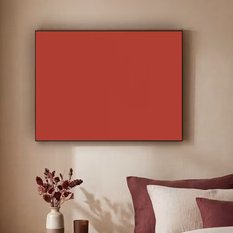 Deep - Crimson - Rood Textielframe zwart klein 947 -sfeer1