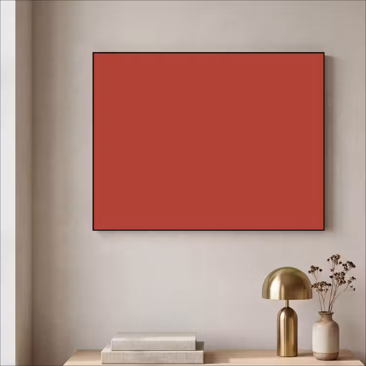 Deep - Crimson - Rood Textielframe zwart klein 947 -sfeer2