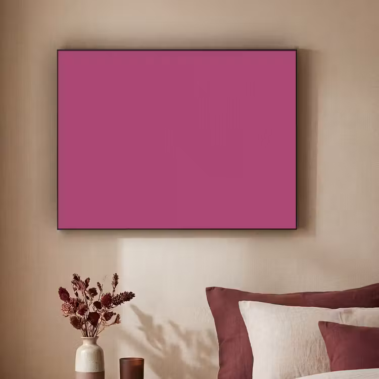 Deep - Magenta - Paars Textielframe zwart klein 947 -sfeer1
