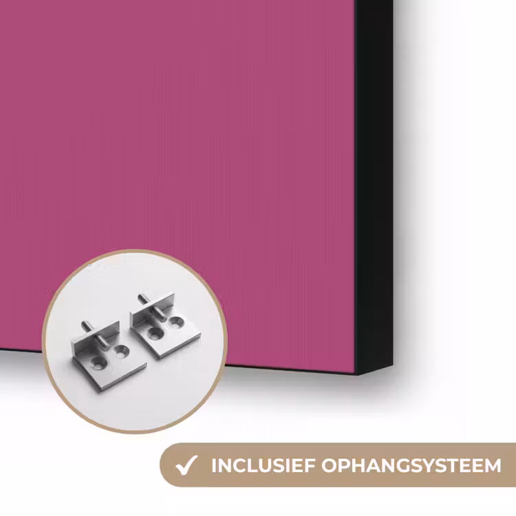Deep - Magenta - Paars Textielframe zwart klein 947 -USP_ophangsysteemNL