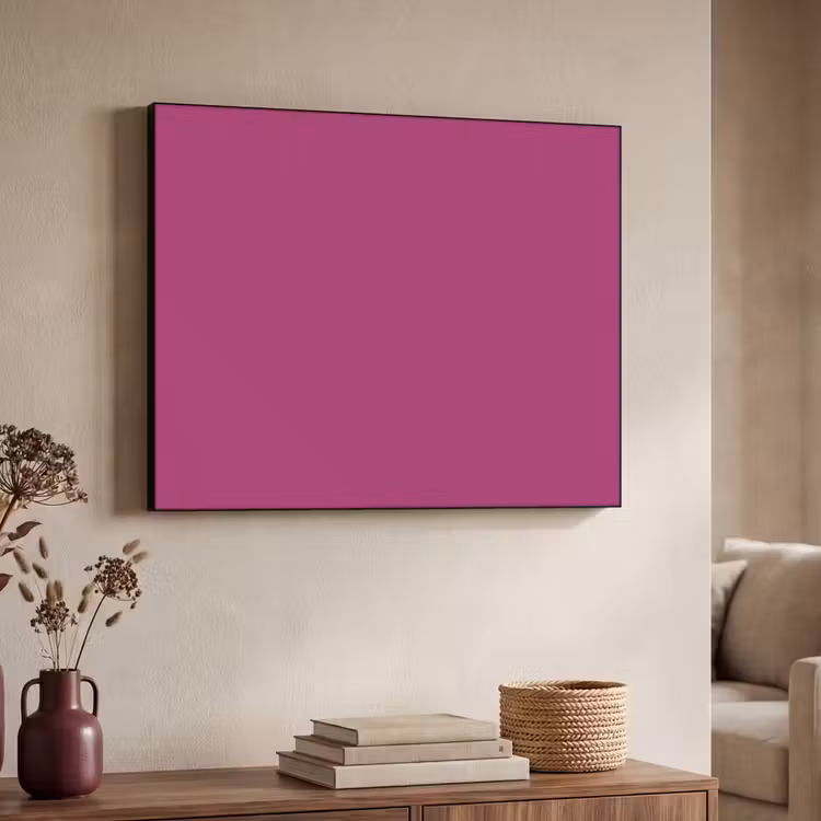 Deep - Magenta - Paars Textielframe zwart klein 947 -sfeer3