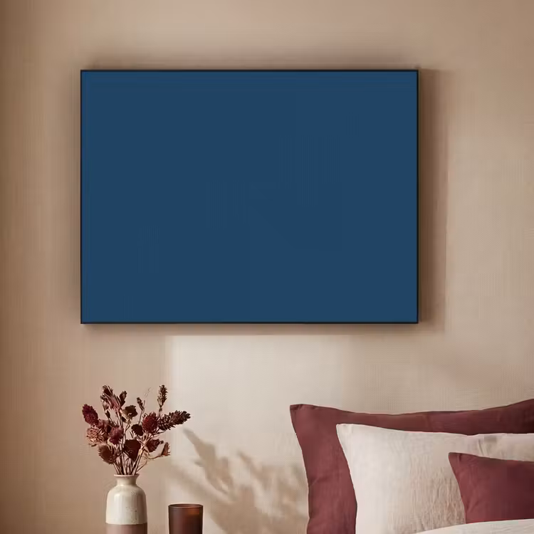 Deep - Ocean - Blauw Textielframe zwart klein 947 -sfeer1