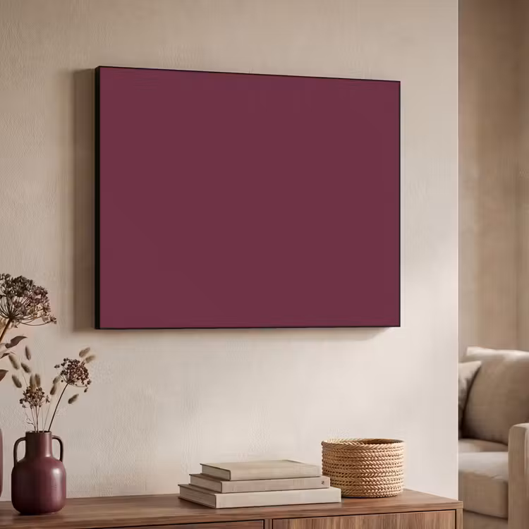Deep - Plum - Paars Textielframe zwart klein 947 -sfeer3