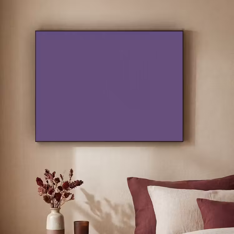 Deep - Plum - Paars Textielframe zwart klein 947 -sfeer1