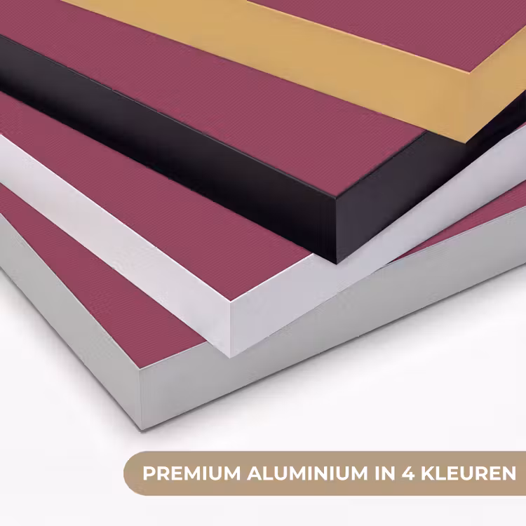 Deep - Rasberry - Rood Textielframe zwart klein 947 -USP_kleurenNL