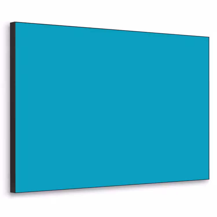 Deep - Turquoise - Turkoois Textielframe zwart klein 947 -3d
