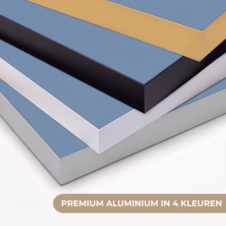 Denim - Breeze - Blauw Textielframe zwart klein 947 -USP_kleurenNL