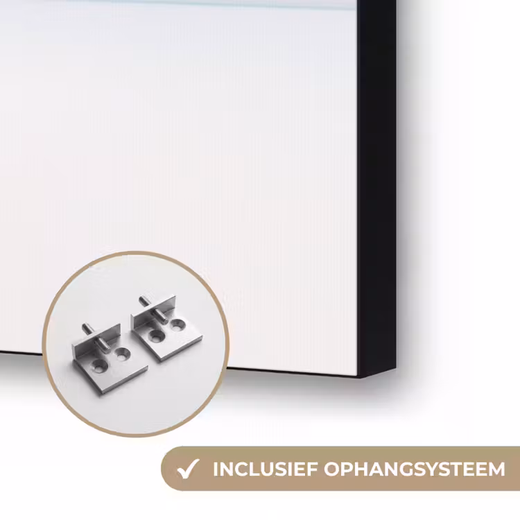 Disco - Discobal - Meloen - Pastel Textielframe zwart klein -USP_ophangsysteemNL