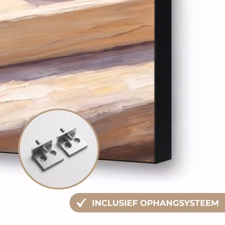 Drank - Citroen - Zomer - Tuin - Geel Textielframe zwart klein -USP_ophangsysteemNL
