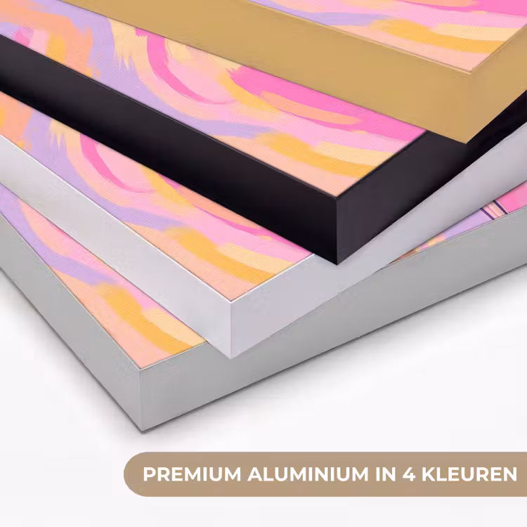 Drank - Inschenken - Feest - Abstract - Roze Textielframe zwart klein -USP_kleurenNL