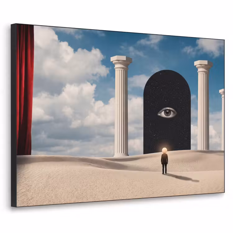 Art frame - Droom - Woestijn - Oog - Droom - Woestijn - Oog Textielframe zwart klein