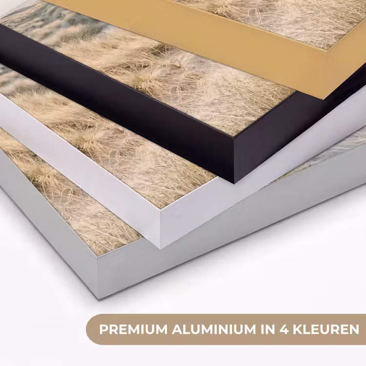 Duinen - Strand - Beige Textielframe zwart klein -USP_kleurenNL