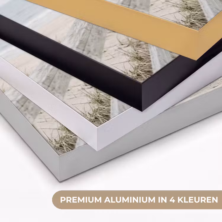 Duinen - Vlonder - Oceaan Textielframe zwart klein -USP_kleurenNL