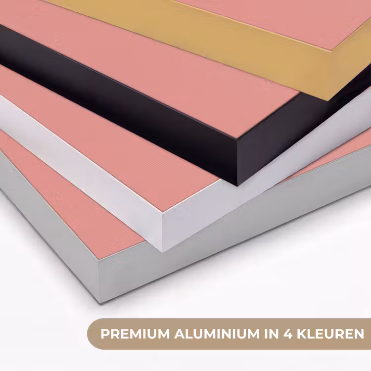 Duiven - Wit - Sierlijk Textielframe zwart klein -USP_kleurenNL